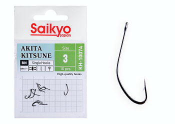 Крючки Saikyo KH-10074 BN AKITA KITSUNE №3 (10шт.)