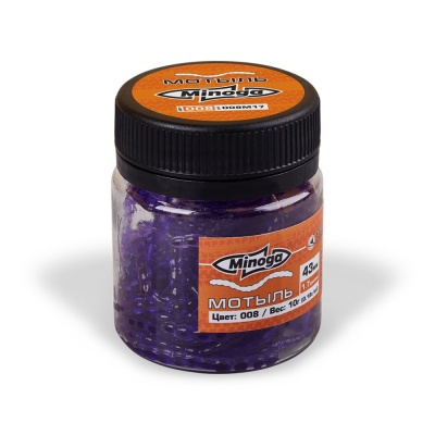 Мотыль 1,7" 43мм цвет 008