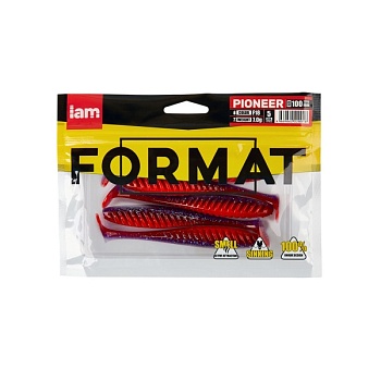 Силиконовая приманка FORMAT PIONEER 100mm F18
