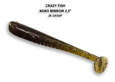 Силикон. приманки Crazy Fish NANO MINNOW 2.2  22-55-26-6 