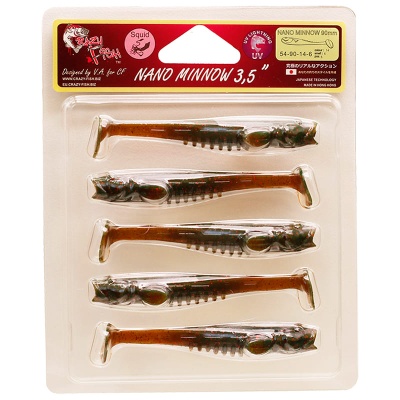 Силикон. приманки Crazy Fish NANO MINNOW 3.5  54-90-14-6