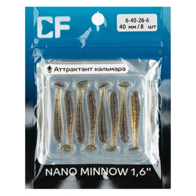 Силикон. приманки Crazy Fish NANO MINNOW   6-40-26-6 