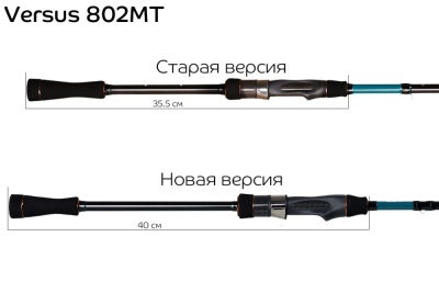 Спиннинг VERSUS VSR 802 MT 2,44м 6-32гр