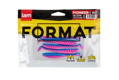 Силиконовая приманка FORMAT PIONEER 88mm F05