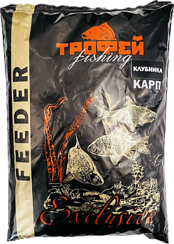 Прикормка Exclusive 1.0 кг.Клубника