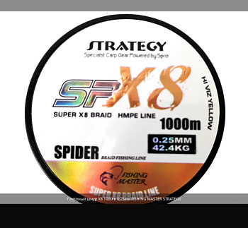 Плетеный шнур Strategy Super X-8 0.25мм 500м