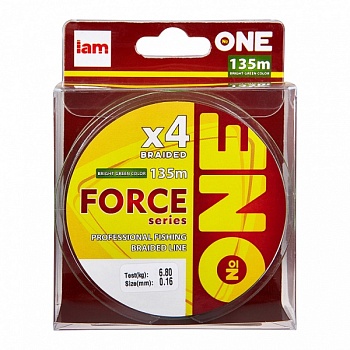 Плетеный шнур №ONE FORCE X4-135 d0.24