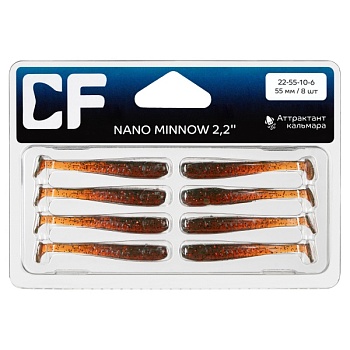 Силикон. приманки Crazy Fish NANO MINNOW 2.2  22-55-10-6 