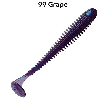 Силикон. приманки Crazy Fish Vibro Worm 3.4  12-85-99-6 