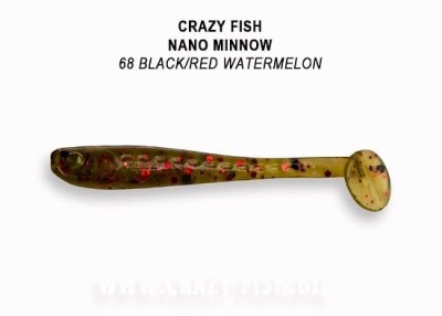 Силикон. приманки Crazy Fish NANO MINNOW  6-40-68-6 