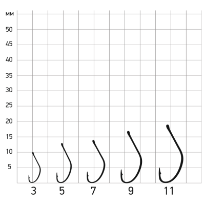 Крючки Saikyo KH-10074 BN AKITA KITSUNE № 9 (10шт.)
