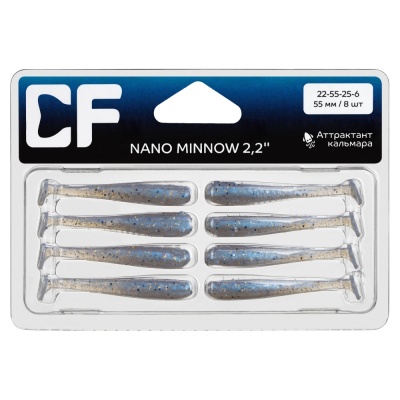 Силикон. приманки Crazy Fish NANO MINNOW 2.2  22-55-25-6
