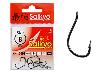 Крючки Saikyo KH-10003 Tanago BN № 8 (10шт.)