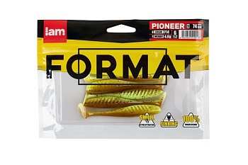 Силиконовая приманка FORMAT PIONEER 74mm F14