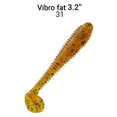 Силикон. приманки Crazy Fish Vibro Fat 3.2  73-80-31-6