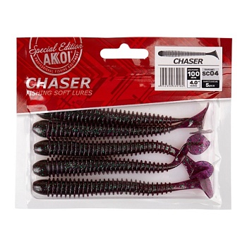 Силиконовая приманка AKKOI CHASER 100mm SC04