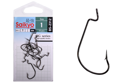 Крючки Saikyo BS-2312 BN № 1 (10шт.)
