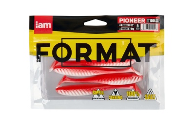 Силиконовая приманка FORMAT PIONEER 88mm F02