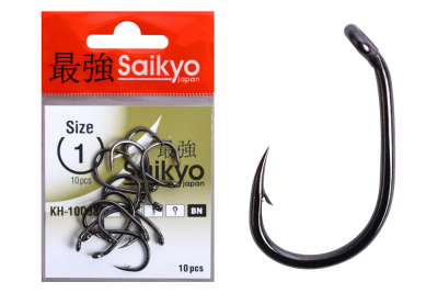 Крючки Saikyo KH-10098 CLEVER CARP BN № 1 (10шт.)