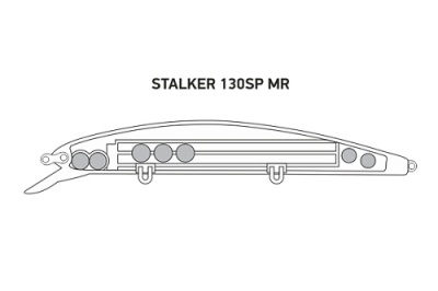 Воблер LureMax STALKER 130SP MR-015 21,5гр. суспендер