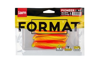 Силиконовая приманка FORMAT PIONEER 74mm F16