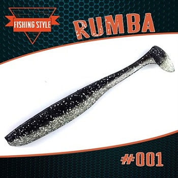RUMBA  2.5" (64мм) уп.10шт. #001 SILVER BLACK