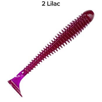 Силикон. приманки Crazy Fish Vibro Worm 3.  11-75-2-6
