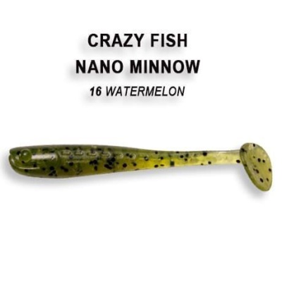 Силикон. приманки Crazy Fish NANO MINNOW 2.2  22-55-16-6 