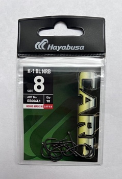 Крючки HAYABUSA К-1 BL NRB  №4