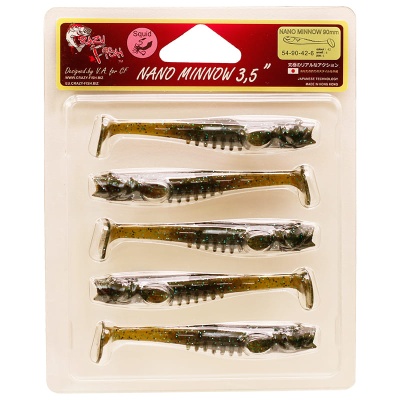 Силикон. приманки Crazy Fish NANO MINNOW 3.5  54-90-42-6