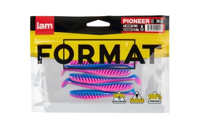 Силиконовая приманка FORMAT PIONEER 74mm F05