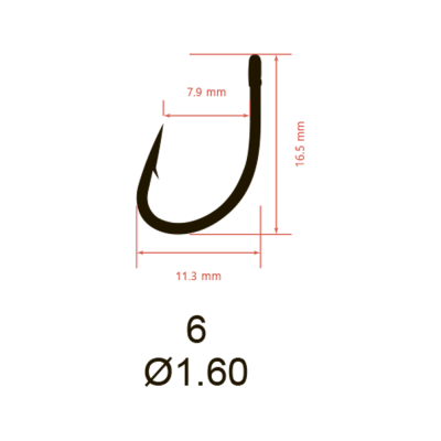 Крючки Saikyo KH-10102 BIG CARP BN № 6 (10шт.)