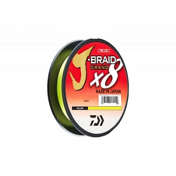 Плетенный шнур DAIWA J-Braid X8A 0,20мм-150м YELLOW