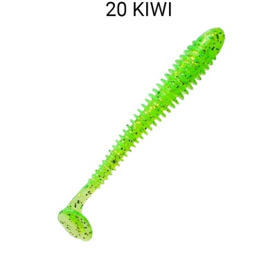 Силикон. приманки Crazy Fish Vibro Worm 3.4  12-85-20-6 