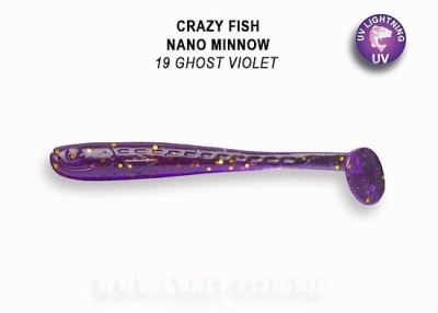 Силикон. приманки Crazy Fish NANO MINNOW   6-40-19-6 