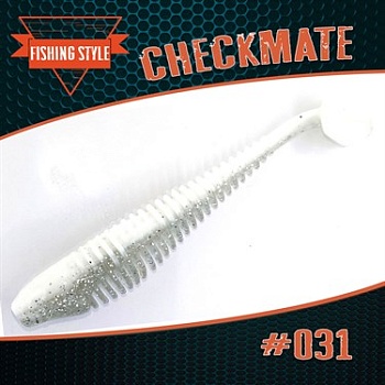 CHECKMATE 4" (102 мм)уп.5 шт.#031 White Silver
