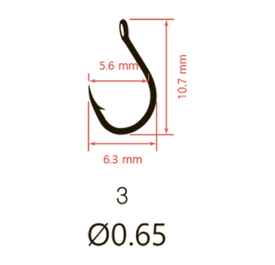Крючки Saikyo KH-10085 SPECIAL FEEDER BN № 3 (10шт.)