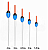 501  Поплавок из полиуретана " РАБОЧИЙ"  1,5гр. (10шт.)