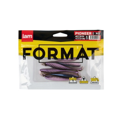 Силиконовая приманка FORMAT PIONEER 74mm F24