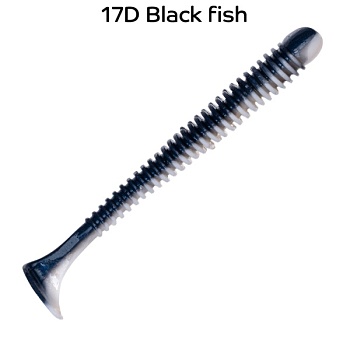 Силикон. приманки Crazy Fish Vibro Worm 3.4  13-85-17d-6-F плавающие 