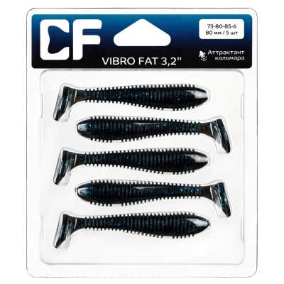 Силикон. приманки Crazy Fish Vibro Fat 3.2  73-80-85-6