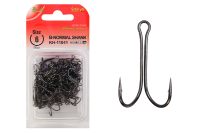 Крючки Saikyo двойн. Normal Shank KH-11041 № 6 BN (100шт.)