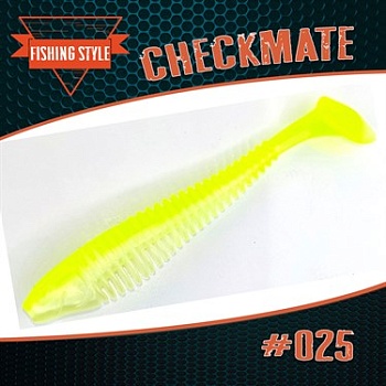 CHECKMATE 3" (75 мм)уп.8 шт.#025 Shiny Lime