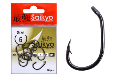 Крючки Saikyo KH-10098 CLEVER CARP ОL № 6 (10шт.)