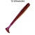 Силикон. приманки Crazy Fish Vibro Worm 2.5  81-65-12-6