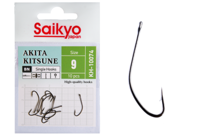 Крючки Saikyo KH-10074 BN AKITA KITSUNE № 9 (10шт.)