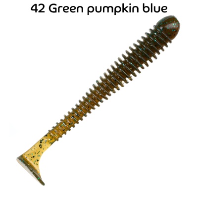 Силикон. приманки Crazy Fish Vibro Worm 3.4  12-85-42-6 