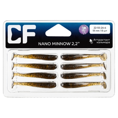 Силикон. приманки Crazy Fish NANO MINNOW 2.2  22-55-26-6 