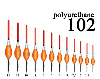 102  Поплавок из полиуретана  Wormix  3гр. (10шт.)