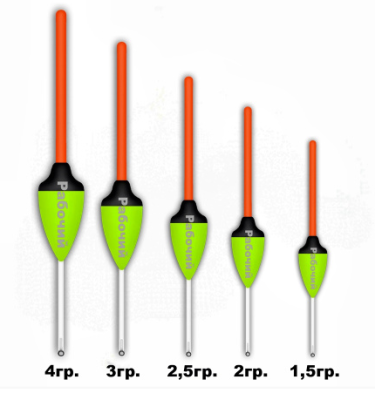 526  Поплавок из полиуретана " РАБОЧИЙ"  4гр. (10шт.)